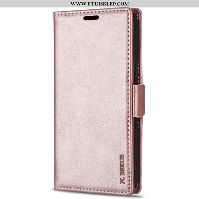Etui Folio do iPhone 15 Plus N.bekus Efekt Skóry